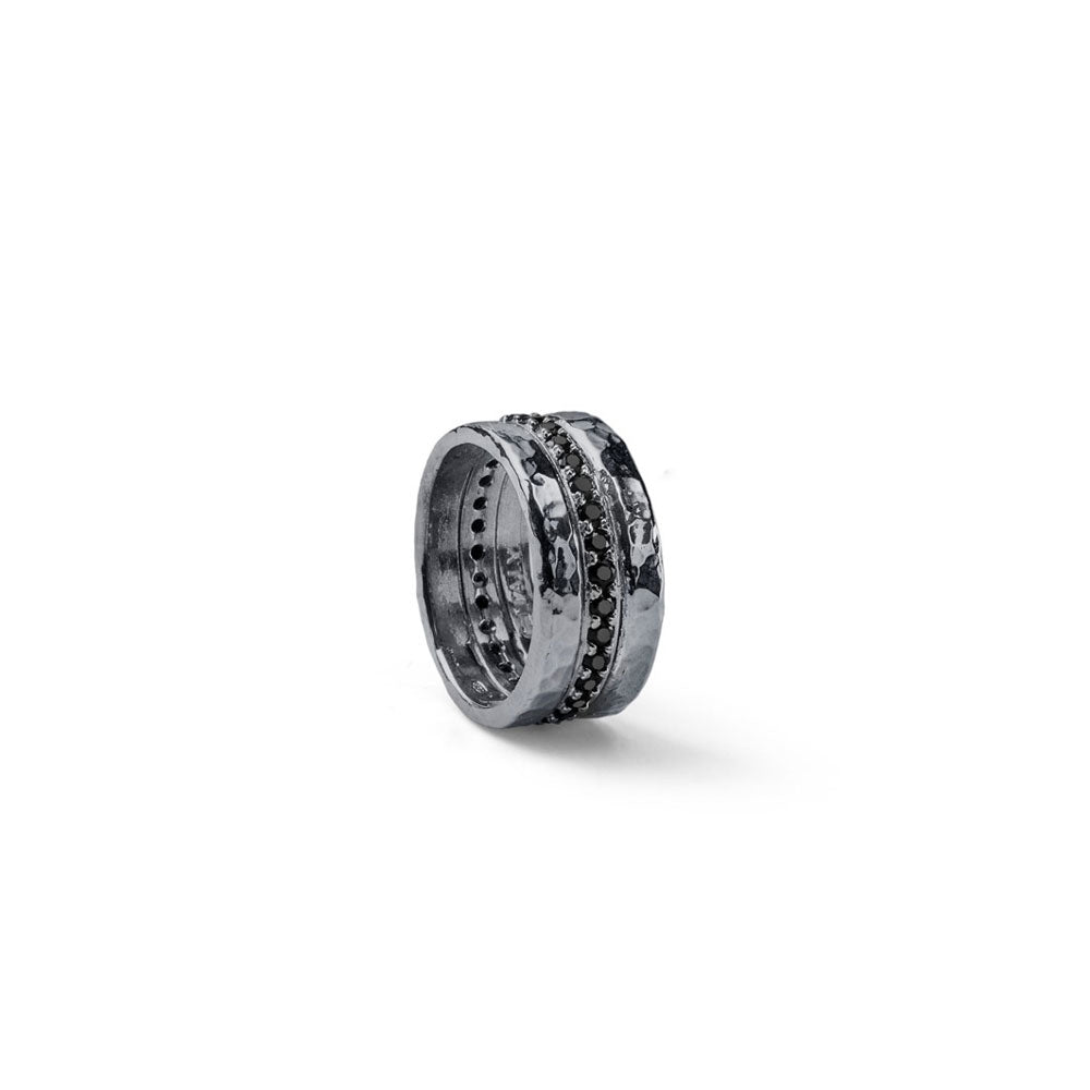 Anello Uomo Maria Cristina Sterling Argento 925 Fascia Lucida Brunita G3021/24